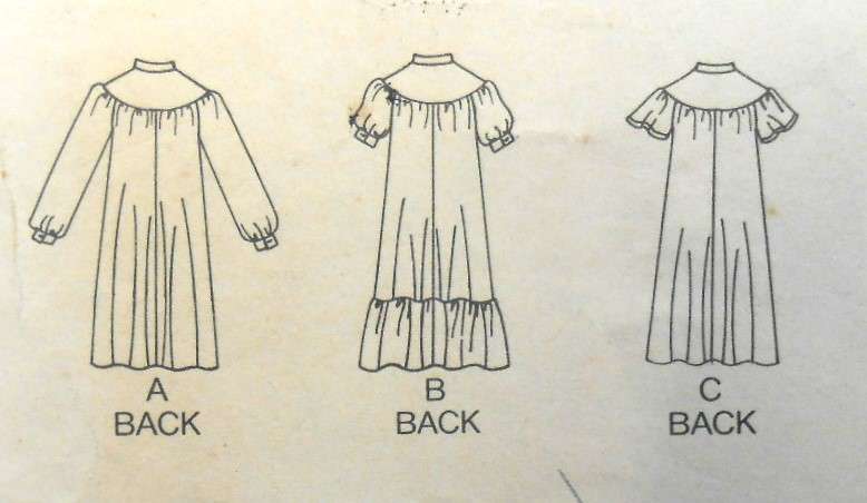 BUTTERICK 4198 LOOSE FITTING DRESS SIZE 14 COMPLETE