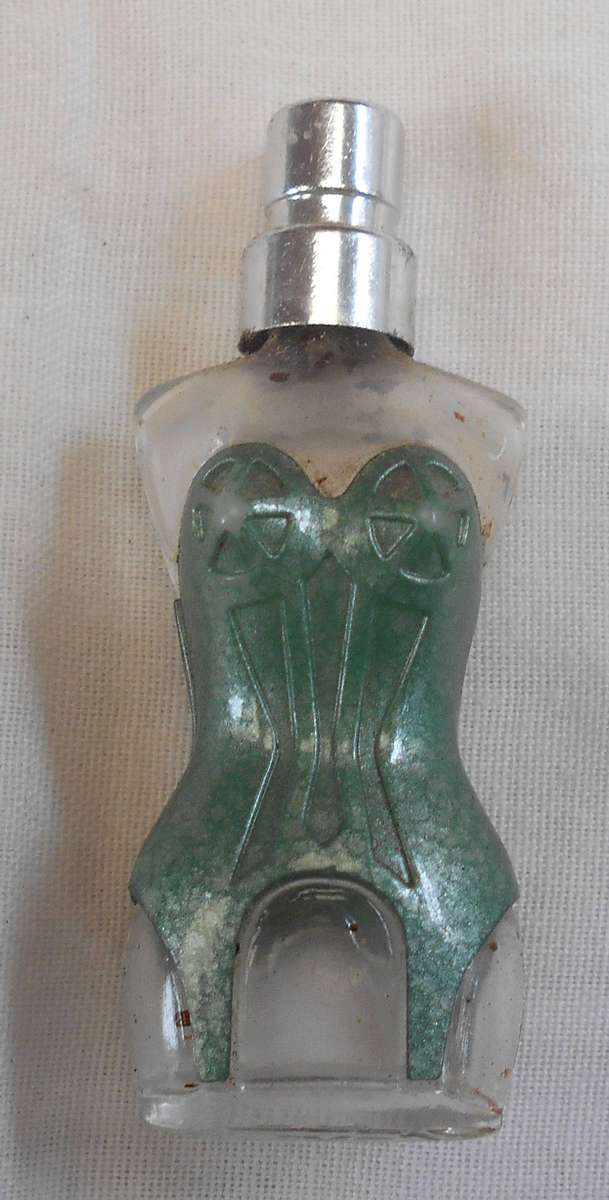 V/RARE Jean Paul GAULTIER Classique Vintage Pure PARFUM extrait Miniature 3.5 ml-empty