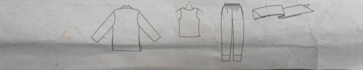 McCALLS 3570 TOP-SASH-PANTS & CAPRI PANTS SIZE 16-18-20-22-CUT TO 22 NO JACKET SUPPLIED