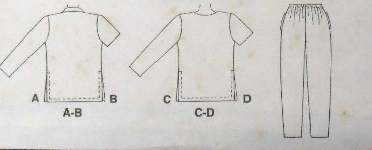 McCall's 8842 WOMENS TUNIC & PULL-ON PANTS SIZE 26W-28W-30W-44-46-48 COMPLETE CUT TO SIZE 30W