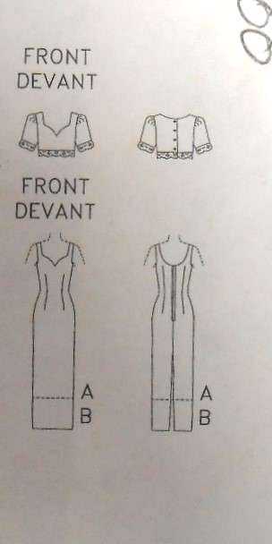 BUTTERICK 4302 STUNNING LOOSE FITTING LINED TOP & SKIRT SIZE 12-14-16 COMPLETE-UNCUT-F/FOLDED