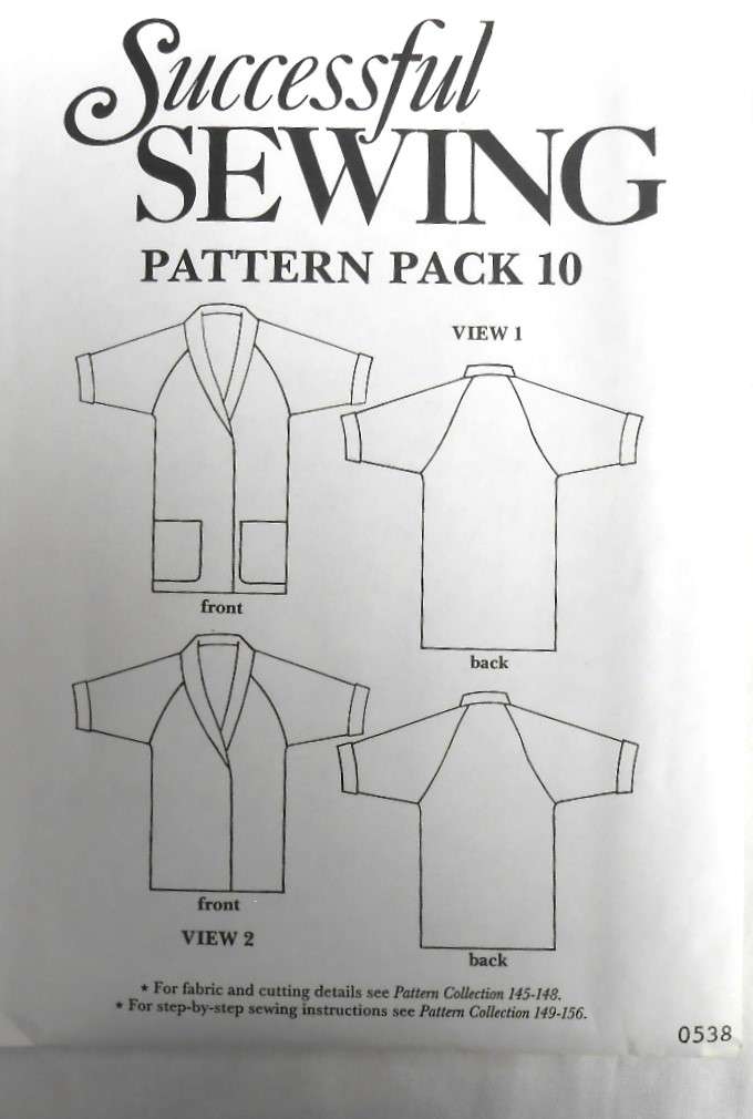 SUCCESSFUL SEWING PACK 10 KIMONO 8 - 18 COMPLETE-UNCUT-F/FOLDED