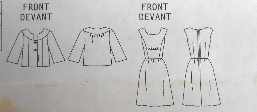 VERY EASY VOGUE V8472 JACKET & DRESS SIZES 8-10-12-14-16 COMPLETE-UNCUT-F/FOLDED-ZIPLOC