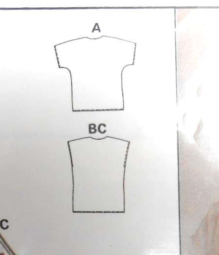 BURDA 5351 BLOUSE SIZE 12-42/44 COMPLETE-CUT TO 42/44