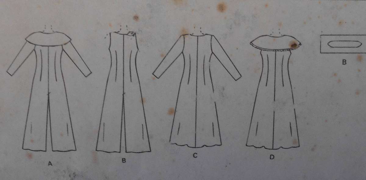 McCALLS 6637 JUMPSUIT & DRESS SIZE 12 COMPLETE-UNCUT-F/FOLDED