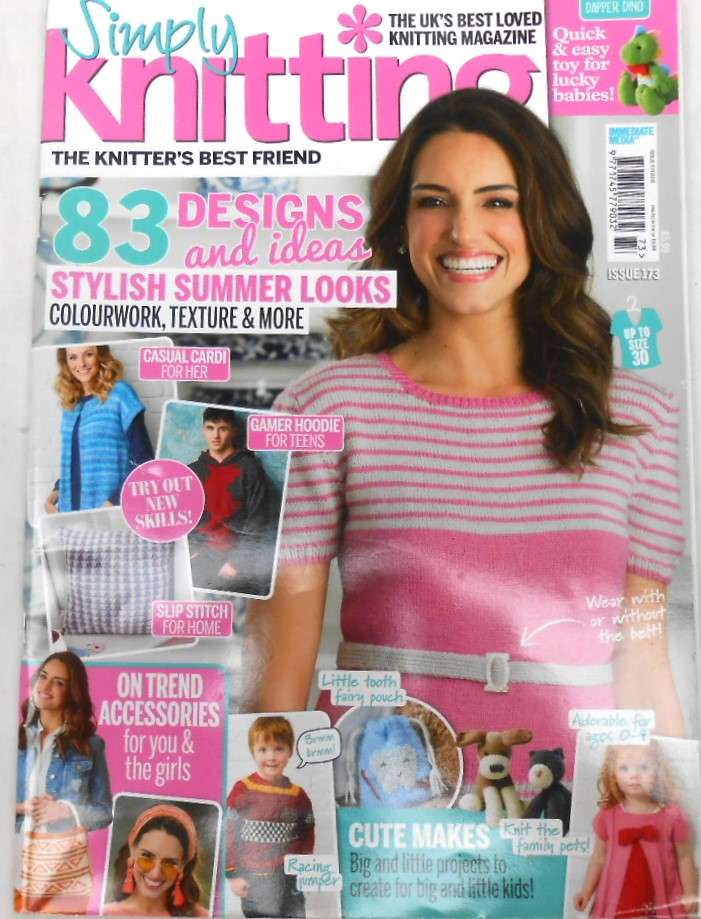 UK SIMPLY KNITING ISSUE 173 2018 100 PAGES