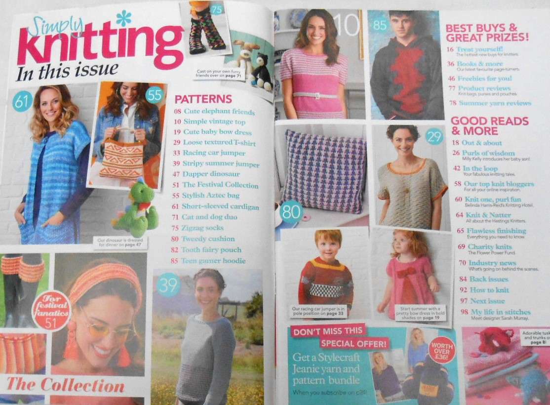 UK SIMPLY KNITING ISSUE 173 2018 100 PAGES