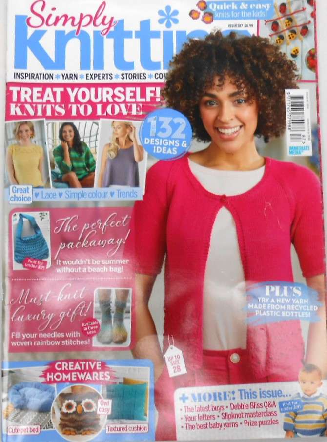 UK SIMPLY KNITING ISSUE 187 2019 100 PAGES