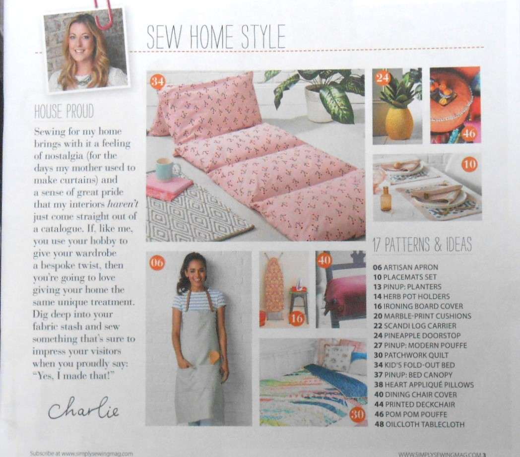 SEW HOME STYLE 15 PROJECTS FOR YOUR HOME - 52 PAGES