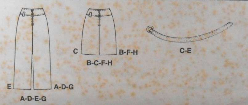 McCALLS 8972 SET OF SKIRTS SIZE 12-14-16 COMPLETE-CUT TO 14