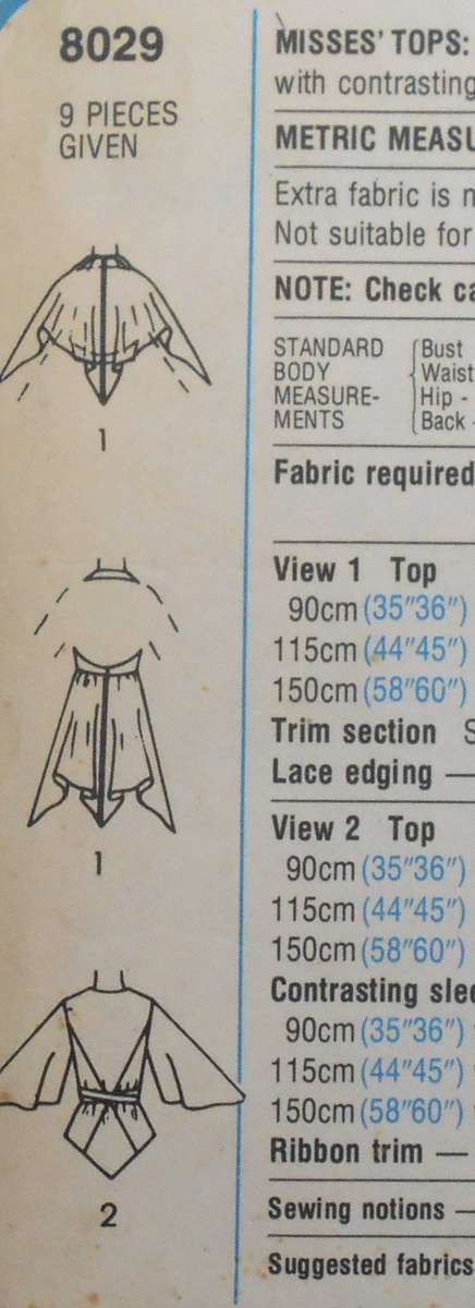 SIMPLICITY 8029 LACE TRIMMED HALTER TOP SIZE MEDIUM 14-16 COMPLETE