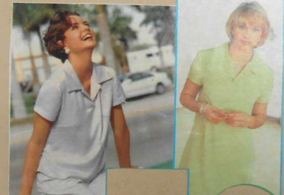 ESSENTIALS E107 POLO DRESS & TOP TO FIT 10-18