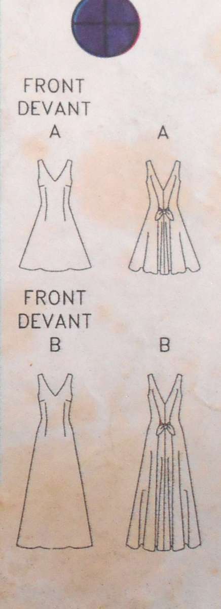 BUTTERICK 4298 STUNNING DRESS WITH BACK FEATURE SIZE 14-16-18 COMPLETE-CUT TO 18