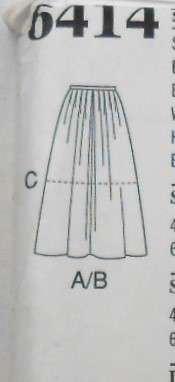 NEW LOOK PATTERNS 6414 SET OF SKIRTS SIZES 8-18-COMPLETE-UNCUT-F/FOLDED