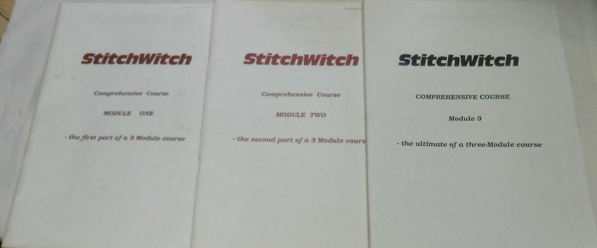 STITCHWITCH COMPREHENSIVE COURSE-THREE MODULE COURSE