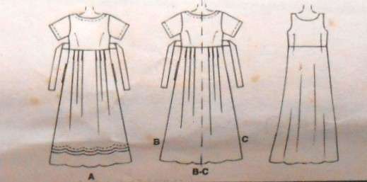 McCALLS 9274 HIGH WAISTED DRESS & SLIP SIZE 16-18-20 COMPLETE-CUT TO 20