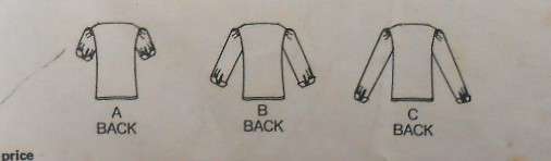 BUTTERICK 4292 SET OF BLOUSES SIZE 10 COMPLETE