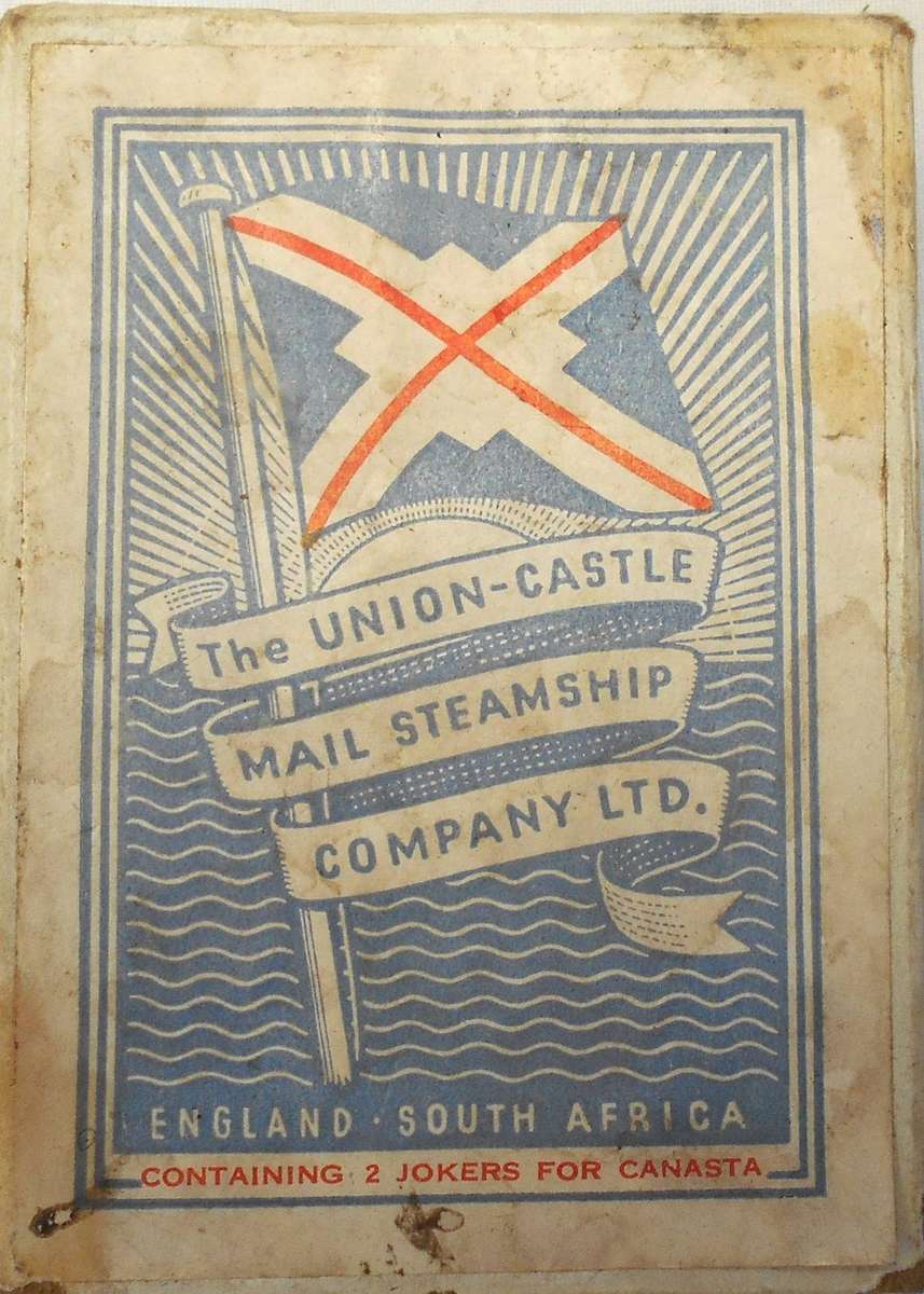UNION CASTLE SOUVENIR COMPLETE PACK OF PLAYING CARDS