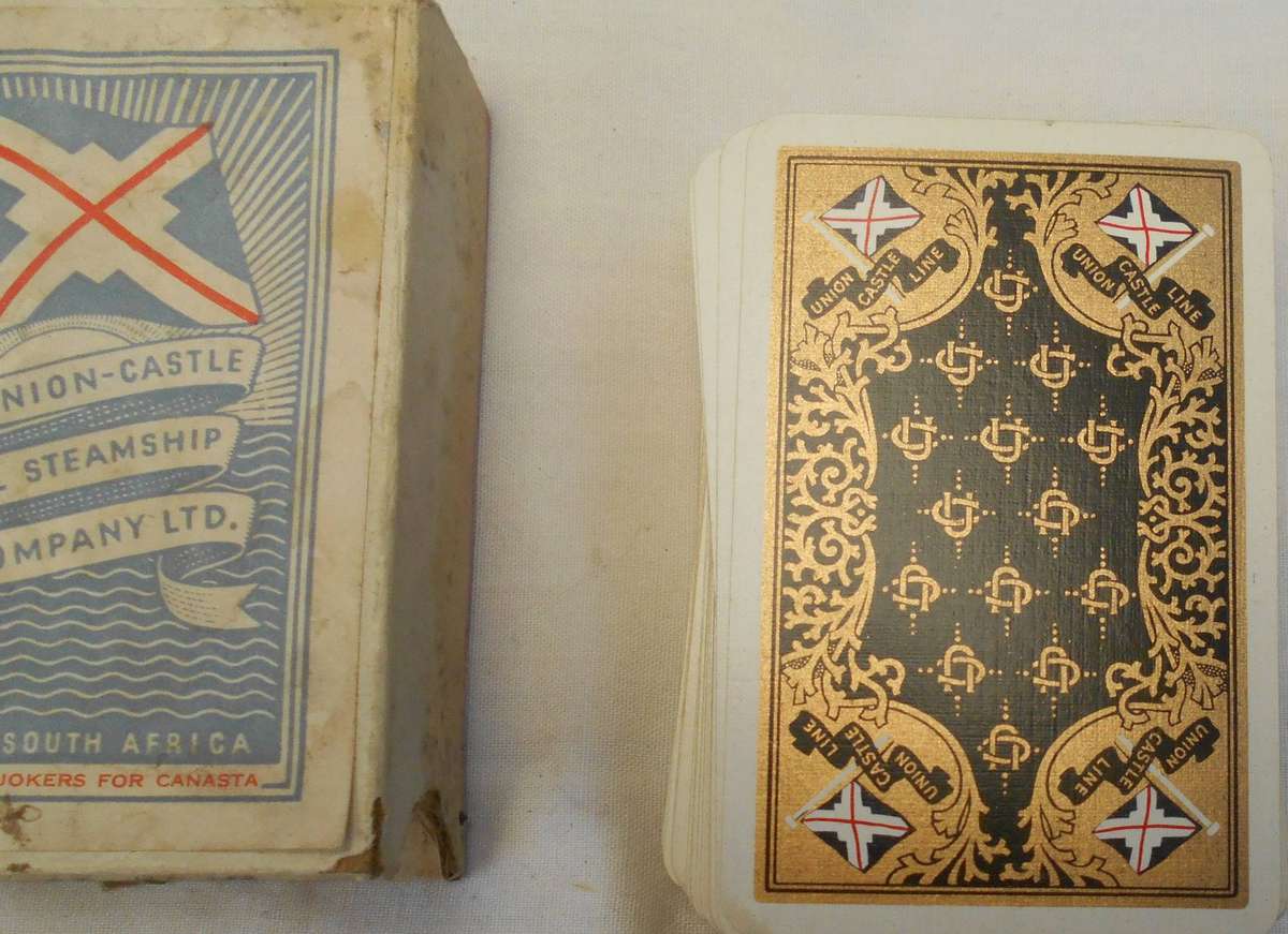 UNION CASTLE SOUVENIR COMPLETE PACK OF PLAYING CARDS