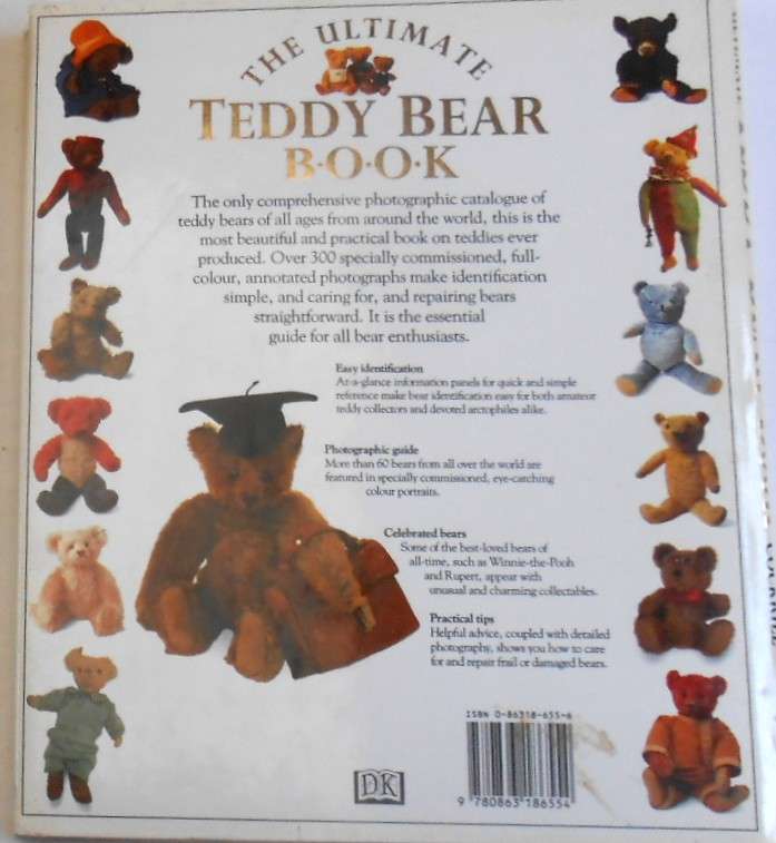 THE ULTIMATE TEDDY BEAR BOOK-PAULINE COCKRELL-132 A4 PAGES HARDCOVER WITH DUST JACKET