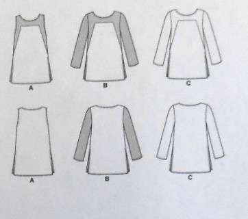 VOGUE V9225 SET OF TUNICS SIZE 6-8-10-12-14 COMPLETE-UNCUT-F/FOLDED