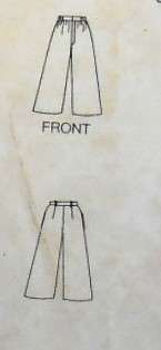 BUTTERICK 5178 TOPS & CULOTTES SIZE 12-14-16 COMPLETE-UNCUT-F/FOLDED