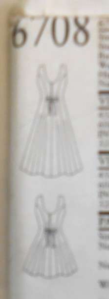 NEW LOOK PATTERNS 6708 FLARED DRESS WITH SWEETHEART NECKLINE SIZE 6-16-COMPLETE-UNCUT-F/FOLDED