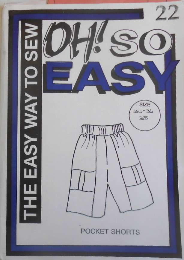 OH! SO EASY-22 POCKET SHORTS SIZE 34-36-38-COMPLETE