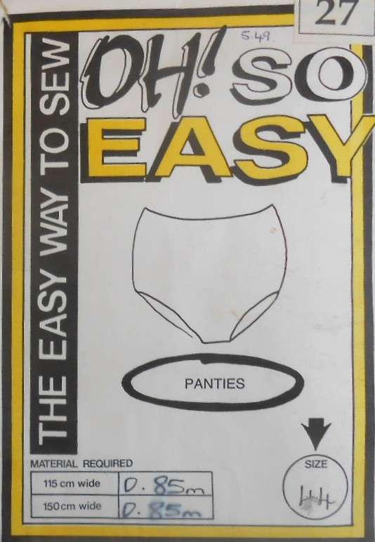 OH! SO EASY-27 PANTIES SIZE 44-COMPLETE
