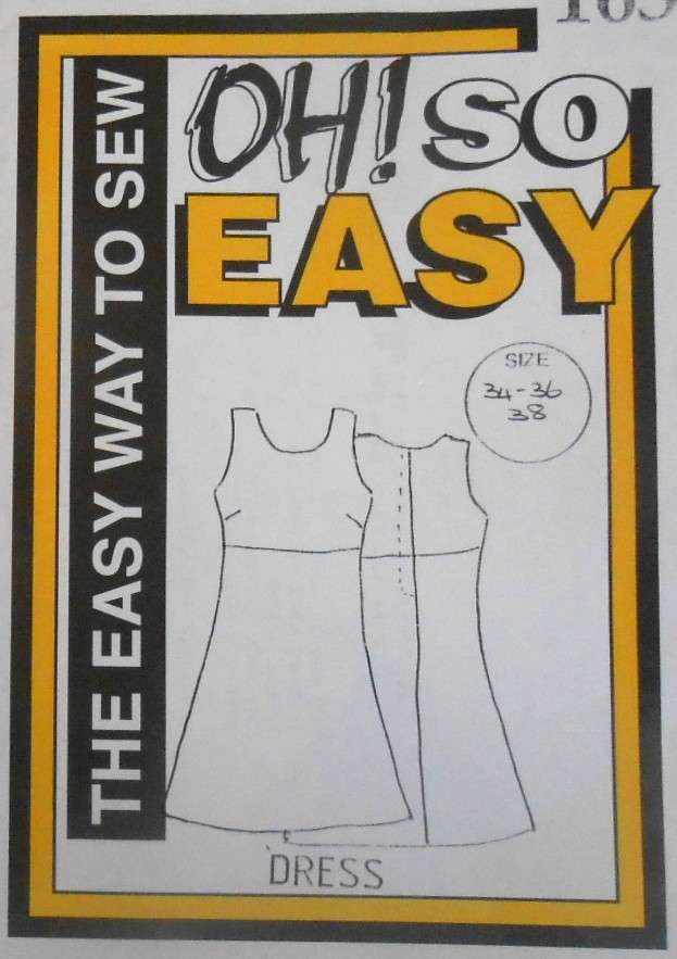 OH! SO EASY-165 DRESS SIZE 34-36-38 COMPLETE