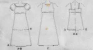 McCALLS 2054 GIRLS DRESS IN 2 LENGTHS SIZE 7-8-10 YEARS COMPLETE-CUT TO SIZE 10