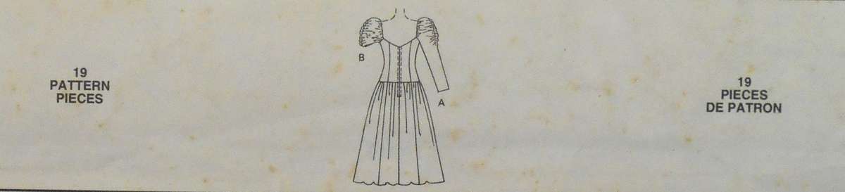 McCALLS 6301 SEMI FITTED DROPPED WAIST DRESS SIZE 12-14-16COMPLETE-UNCUT-F/FOLDED