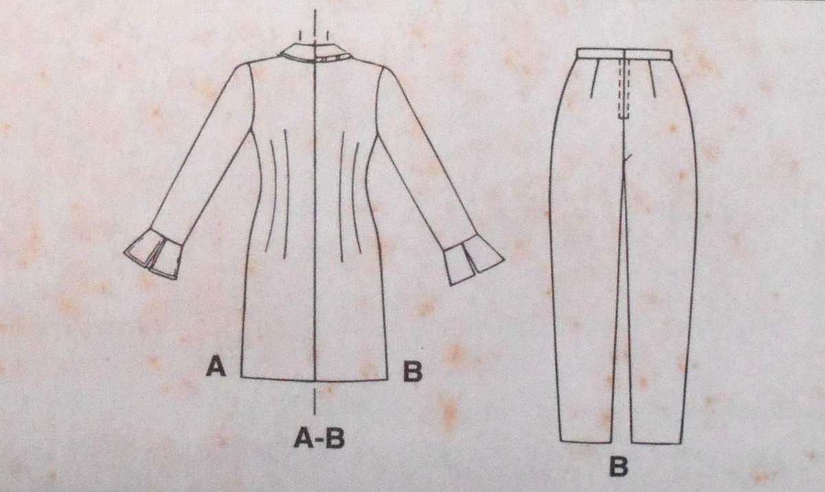 McCALLS 7941 LINED JACKET-DRESS-PANTS SIZE 14 COMPLETE-UNCUT-F/FOLDED