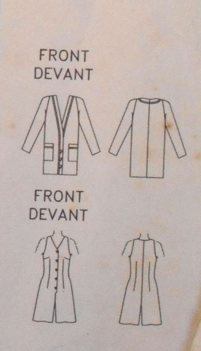 BUTTERICK 5374 JACKET & JUMPSUIT SIZE 14-16-18 COMPLETE-UNCUT-F/FOLDED