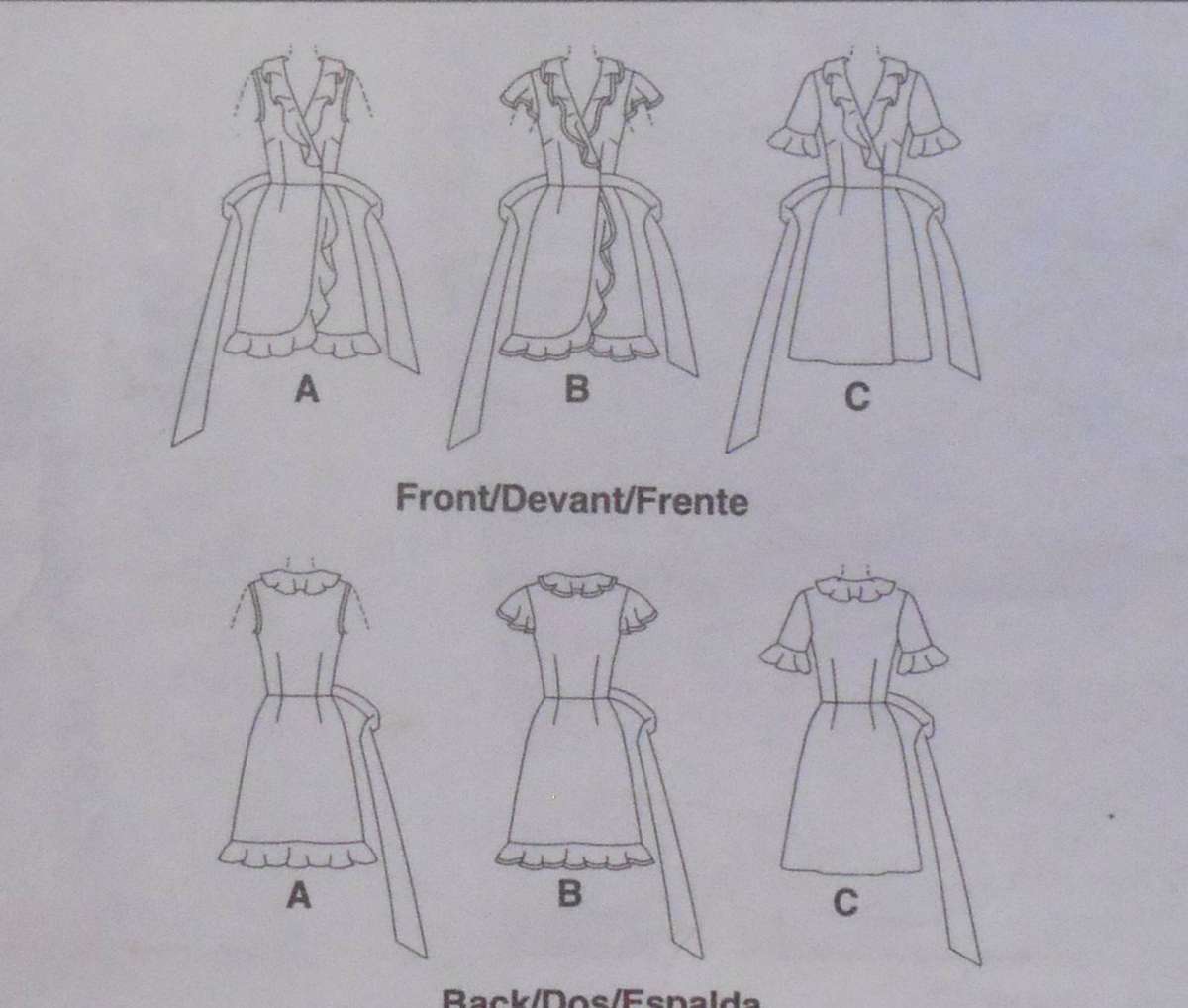 McCALLS M6024 STUNNING WRAPPED DRESSES SIZE 16-18-20 COMPETE-CUT TO 20