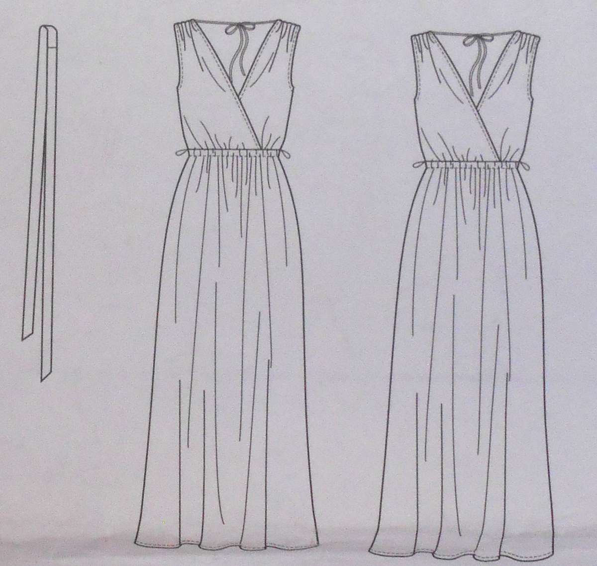 McCALLS M6700 PULLOVER DRESS WITH FITTED MOCK WRAP & BELT SIZE 8-10-12-14-16 COMPLETE-CUT TO 16