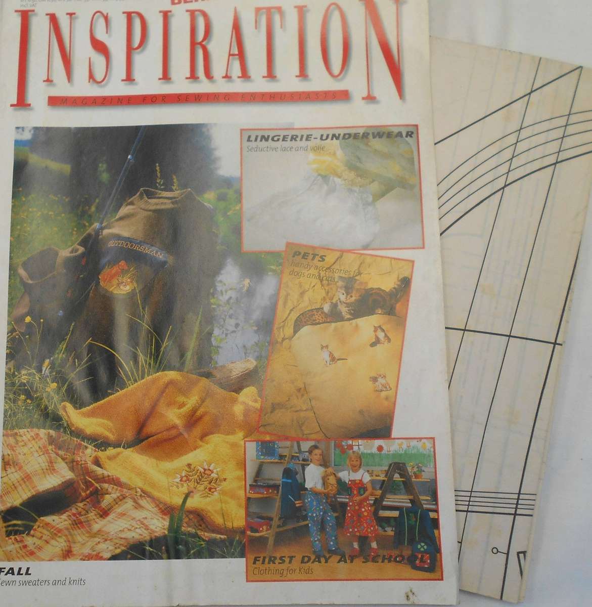 BERNINA INSPIRATION NO 14 AUTUMN 1999 32 PAGES PLUS PATTERNS