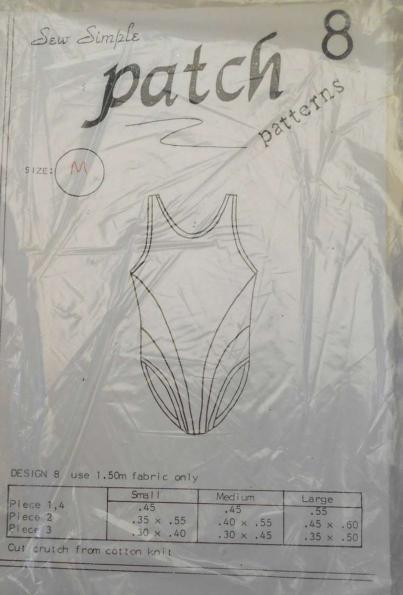 SEW SIMPLE PATTERNS PATCH 8 FULL COSTUME SIZE M 12-14