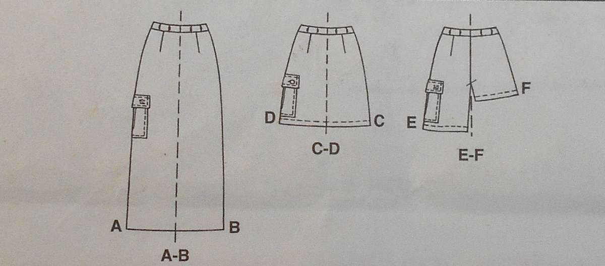 McCALLS 2220 PANTS-SKIRT-SHORTS SIZE 10-12-14 COMPLETE-UNCUT-F/FOLDED