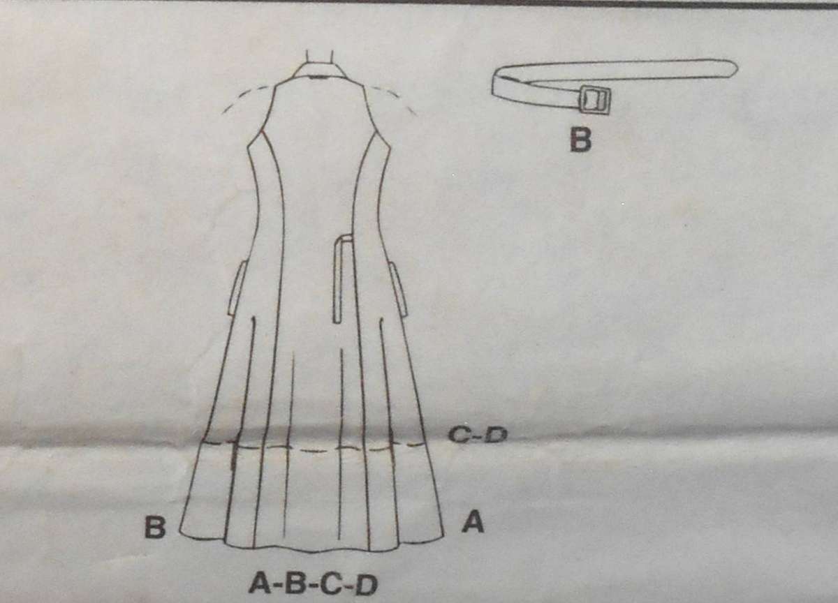 McCALLS 8253 DRESS IN 2 LENGTHS SIZE 14-16-18 SEE LISTING