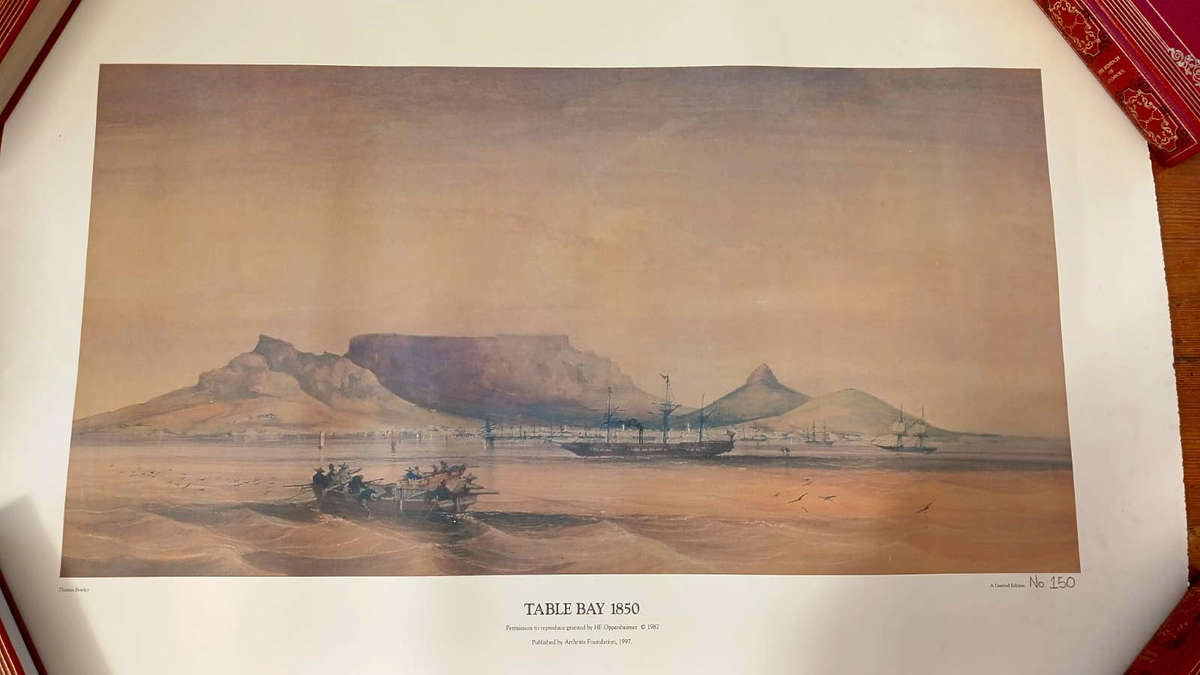 Table Bay 1850 by Thomas Bowler -  numbered print