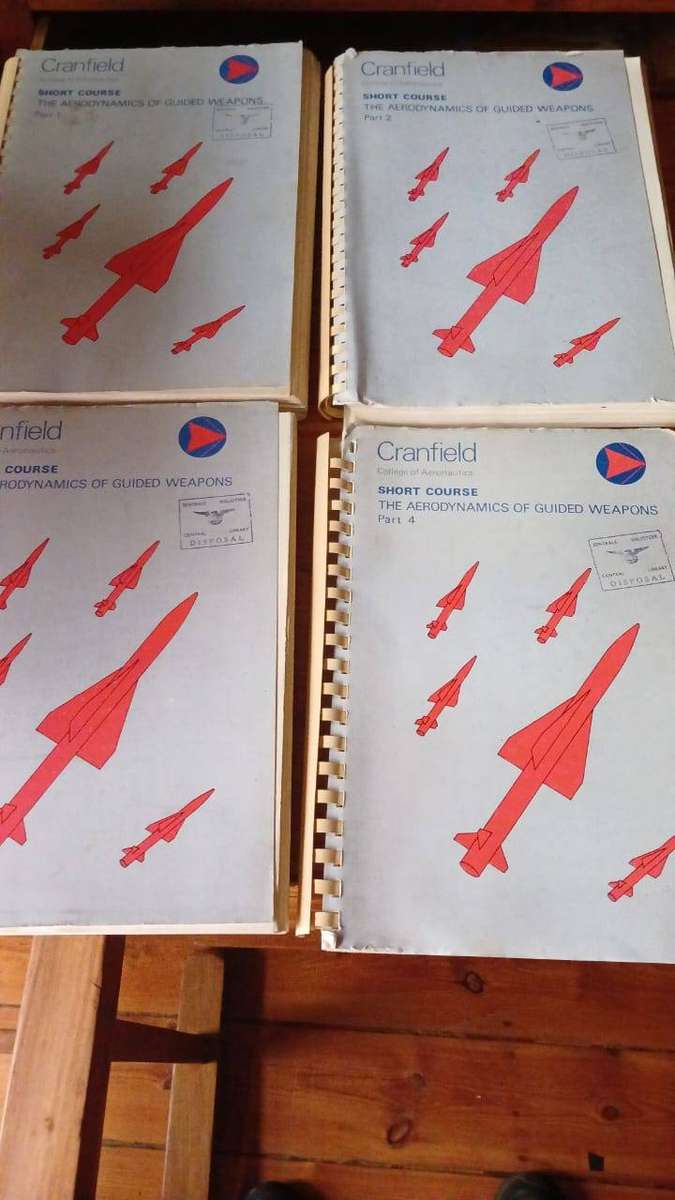 The Aerodynamics of Guided Weapons - 4 volumes