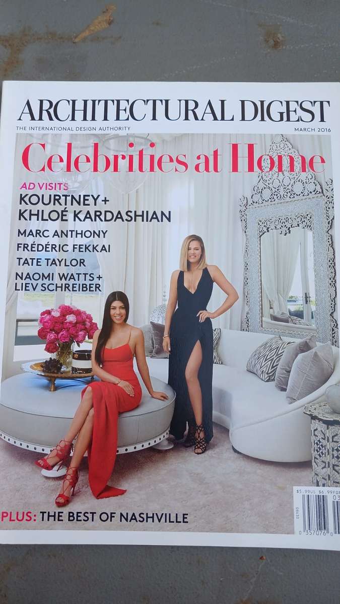 Architectural Digest - Celebrities at Home issue