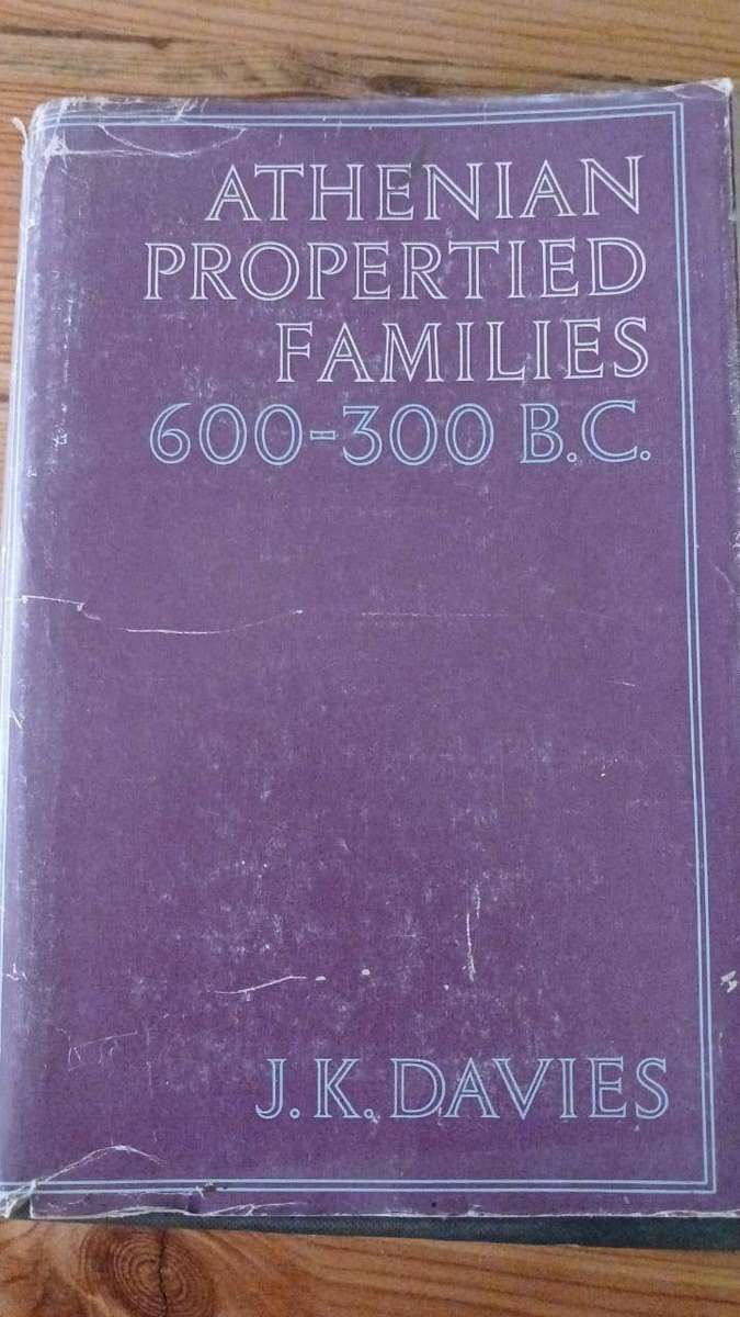 ATHENIAN PROPERTIED FAMILIES, 600-300 B.C.