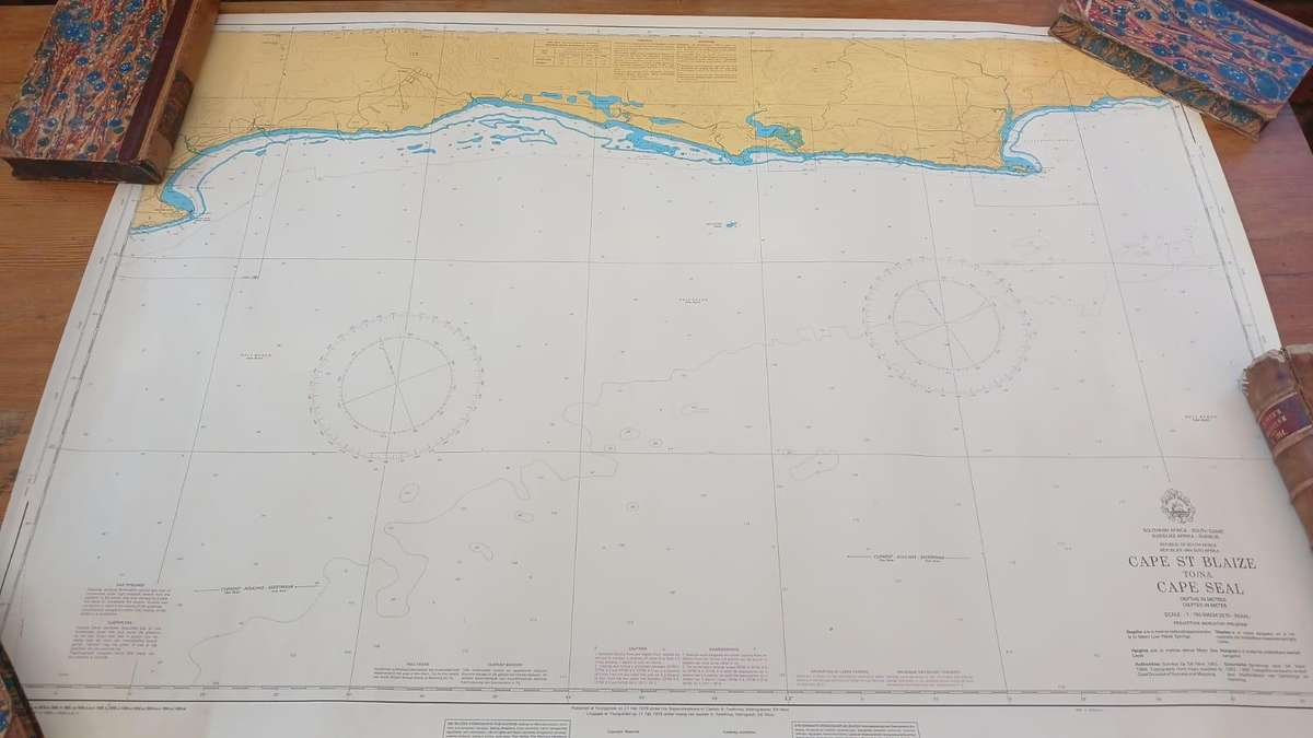 Nautical Chart, Cape St.Blaize to  Cape Seal