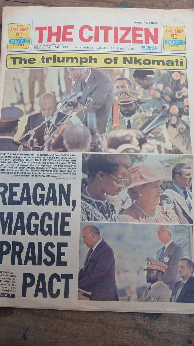 The Triumph of Nkomati - THE CITIZEN - 1984