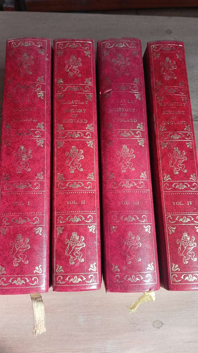 History of England  b y Lord Macaulay - 4 volumes