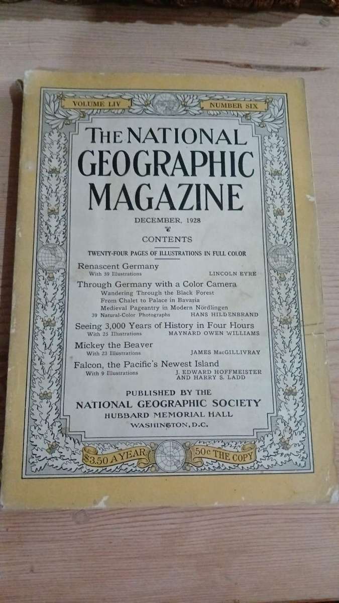 National Geographic Magazines - 1920's