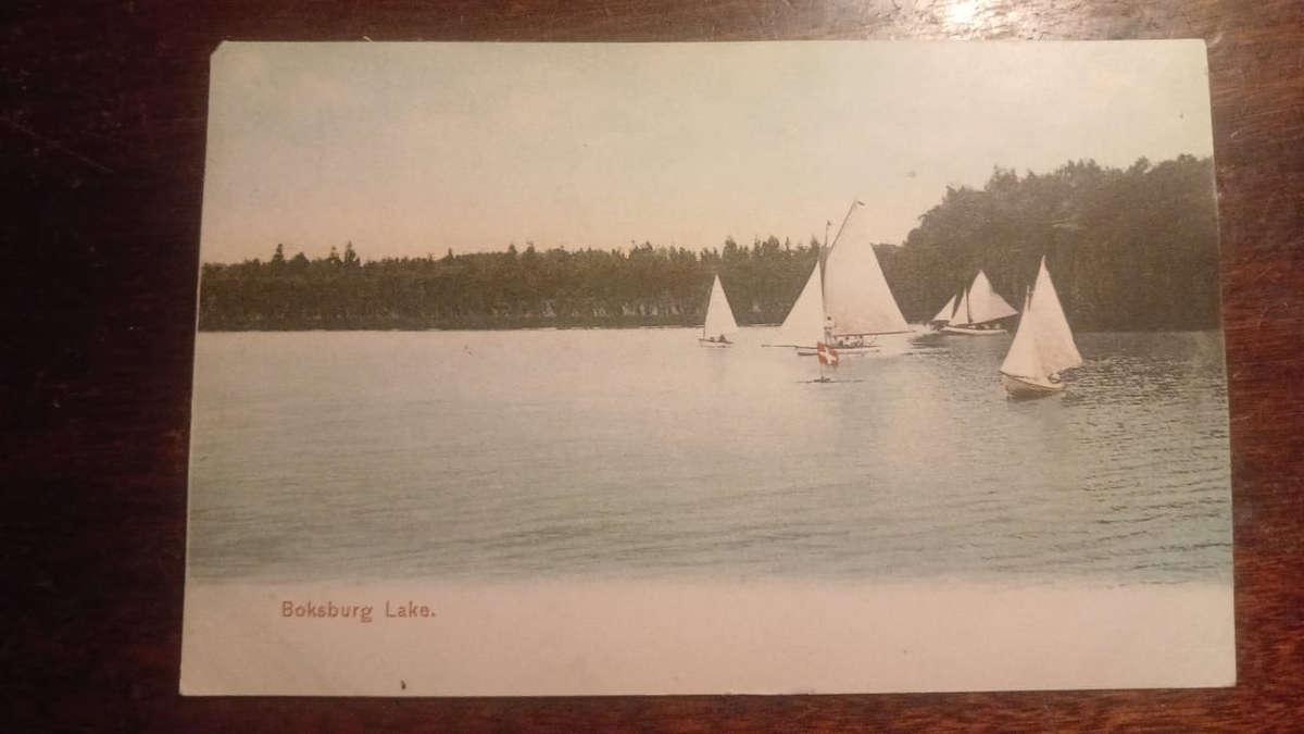 Boksburg Lake - 1908 (postcard)
