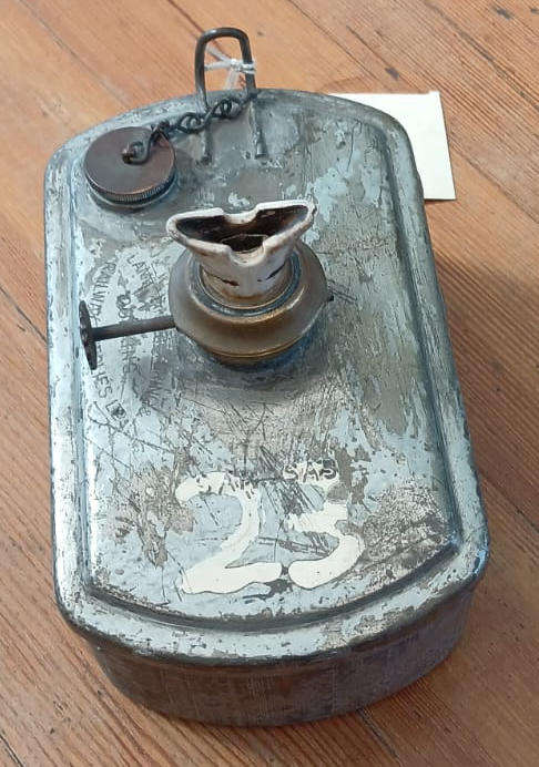 South African Railways Lamp - Antique